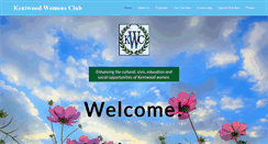 Desktop Screenshot of kentwoodwomensclub.org